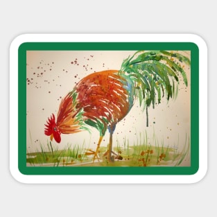 Proud Cockerel Sticker